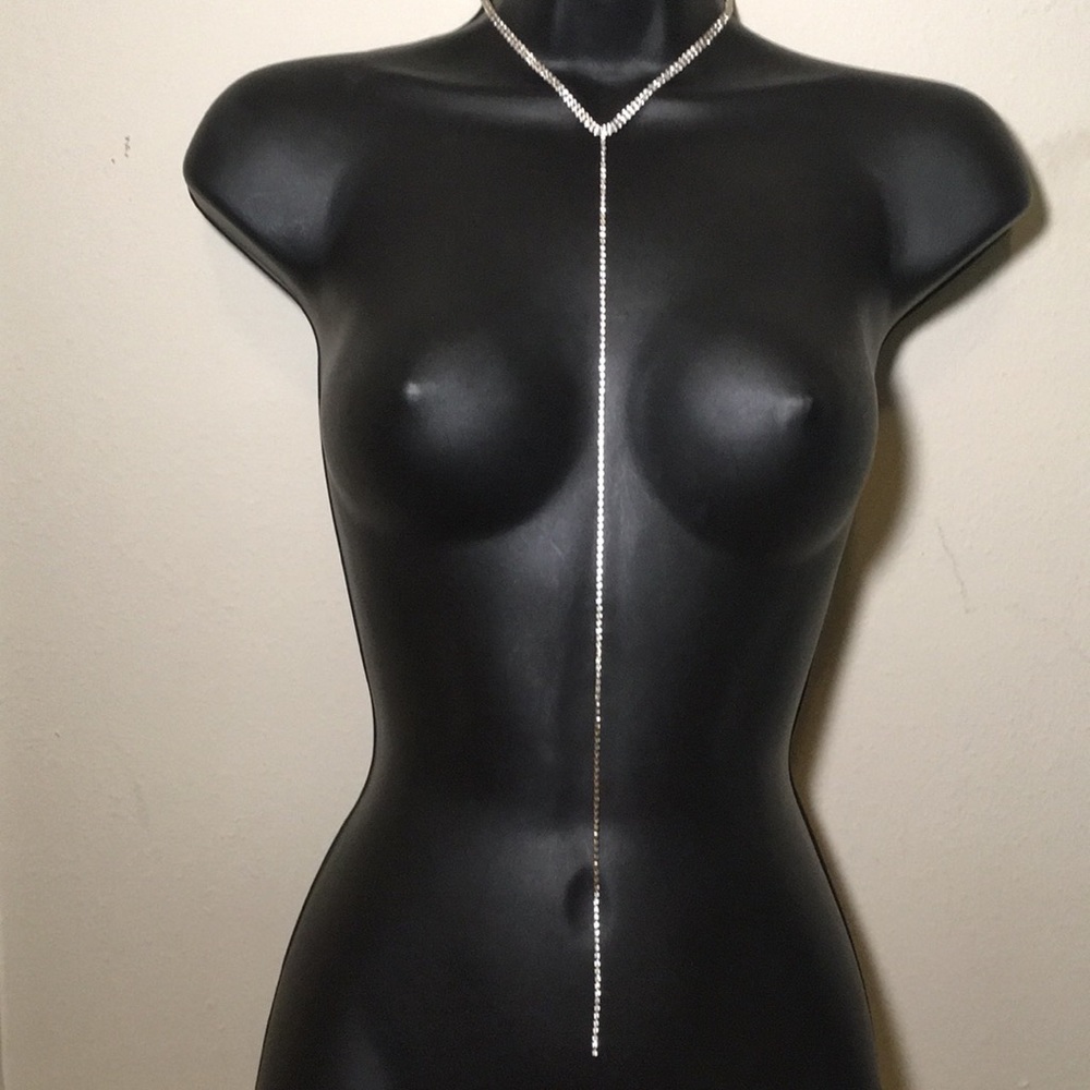 Drop Chain Necklace - Picture 2 of 2
